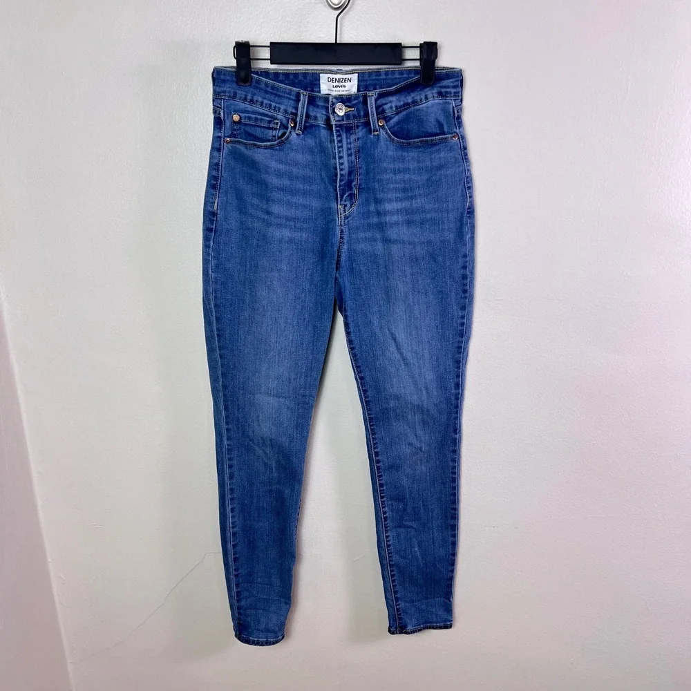Denizen Levi's High Rise Skinny Jeans 8M Blue Medium Wash Denim Everyday